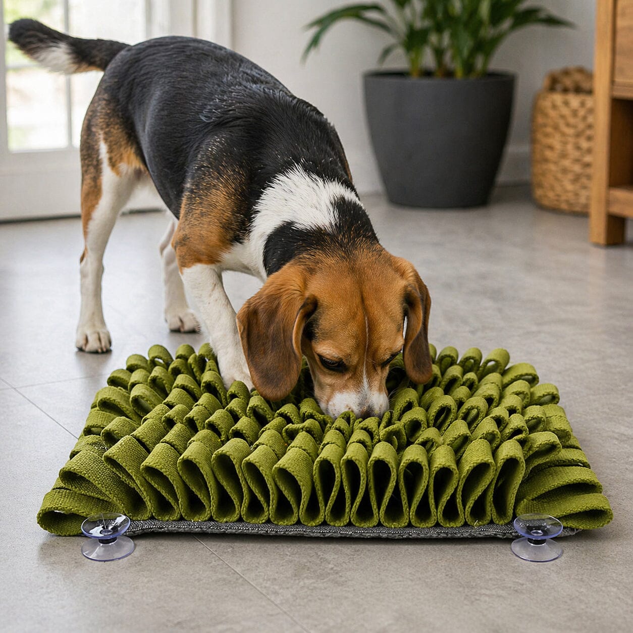 Pet Life ® 'Sniffer Grip' Interactive Anti-Skid Suction Pet Snuffle Mat